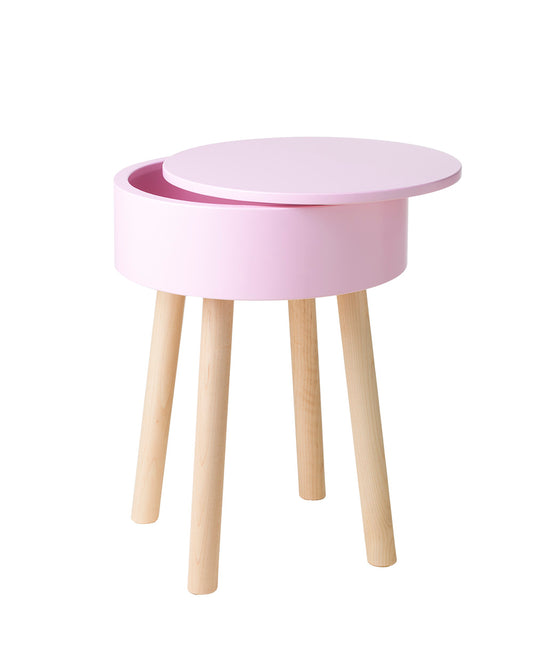 PIILO stool, peony pink