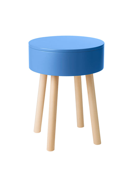 PIILO stool, bright blue