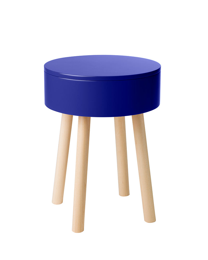 Piilo stool, cobalt blue